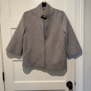 Moth gray cape jacket by Anthropologie